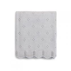 FUNNABABY Fiore Pletená deka Grey