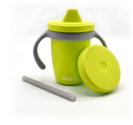 BBLÜV Küp Sippy Cup Silikonový hrneček Lime