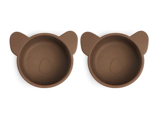 NUUROO Rosa Silikonová mistička 2 ks Koala Acorn