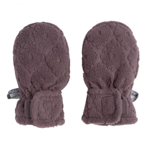 LODGER Mittens Folklore Fleece Mauve 0 - 12 měsíců