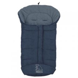 EISBÄRCHEN Fusak nylon/fleece modrý melír