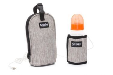 Fillikid Ohřívač láhví lightgrey melange USB