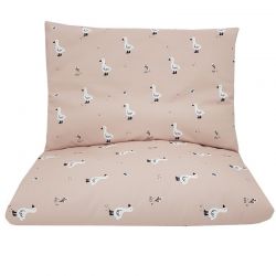 EKO KPO-07/2 Povlečení ze 100% Mušelínové bavlny s potiskem 120x90 cm Goose