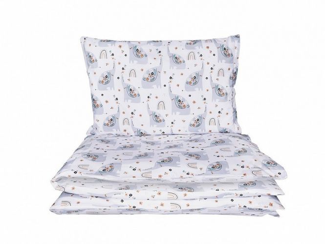 Maceshka Povlečení Basic tisk 2-dílné Boho sloníci