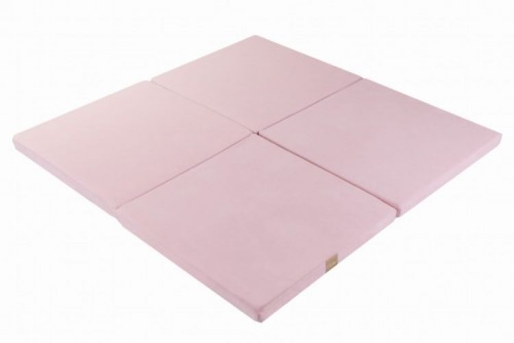 MeowBaby Pěnová hrací podložka čtverec: růžová