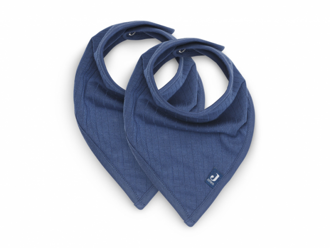 Jollein Bryndáček bandana 2ks Jeans Blue