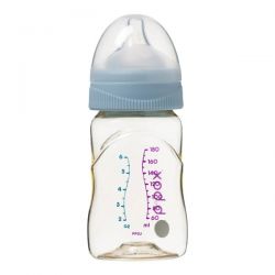 b.box Antikoliková kojenecká láhev 180 ml modrá