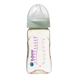 b.box Antikoliková kojenecká láhev 240 ml zelená