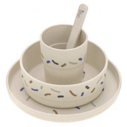 Lässig Set nádobí Dish Set PP/Cellulose Little Mateys royal blue