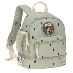 Lassig Dětský batůžek Mini Backpack Happy Prints light olive