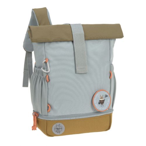 Lässig Dětský batůžek Mini Rolltop Backpack Nature light blue