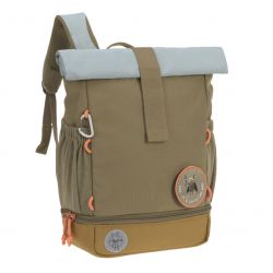 Lassig Dětský batůžek Mini Rolltop Backpack Nature olive