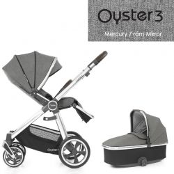 Kočárek BabyStyle Oyster3 set 2v1 Mercury / Mirror 2022
