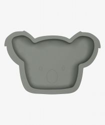 TRYCO Silikonový talířek Koala, Olive Gray