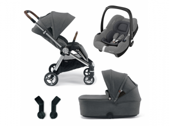 Kočárek Mamas & Papas Strada 2v1 Grey Mist + autosedačka CabrioFix
