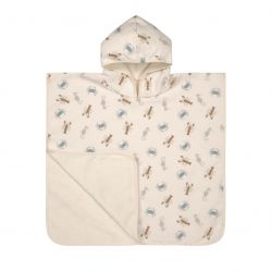 Beach Poncho sea animals milky