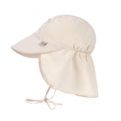 Lässig Klobouček Sun Protection Flap Hat milky 19-36 mon.