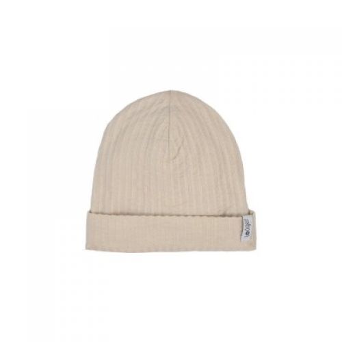 LODGER Beanie Seersucker Birch 0 - 6 měsíců