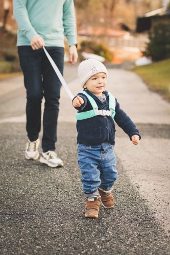 Fillikid Dětské bezpečnostní kšíry lightgrey/mint