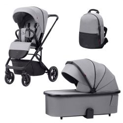 Kočárek Carrello Alfa s korbou 2023 Feather Grey