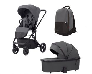 Kočárek Carrello Alfa s korbou 2023 Graphite Grey