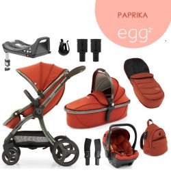 Kočárek BabyStyle Egg2 set 9 v 1 - Paprika 2022