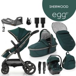 Kočárek BabyStyle Egg2 set 9 v 1 - Sherwood 2022