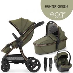 Kočárek BabyStyle Egg2 set 4 v 1 Hunter Green 2023