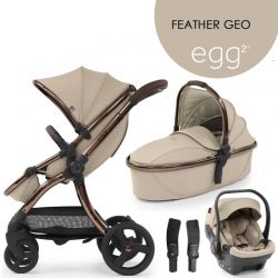 Kočárek BabyStyle Egg2 set 4 v 1 Feather Geo 2023