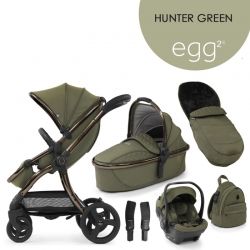 Kočárek BabyStyle Egg2 set 6 v 1 Hunter Green 2023