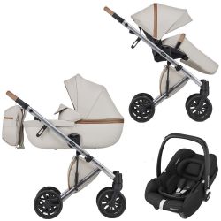 Kočárek Anex E/type Stardust + autosedačka Maxi-Cosi CabrioFix i-Size