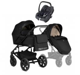 Kočárek Noordi Aqua Black + autosedačka Maxi-Cosi CabrioFix i-Size