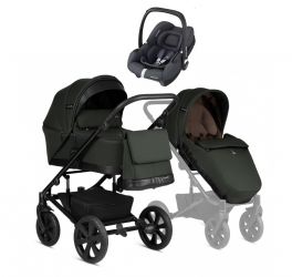 Kočárek Noordi Aqua Forrest Green + autosedačka Maxi-Cosi CabrioFix i-Size