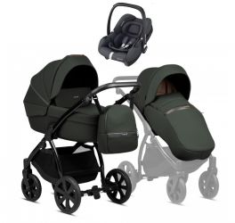 Kočárek Noordi Luno All Trails Forrest Green + autosedačka Maxi-Cosi CabrioFix i-Size