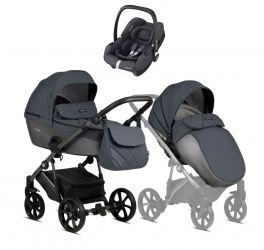 Kočárek Tutis Viva4 Luxury Obsidian + autosedačka Maxi-Cosi CabrioFix i-Size