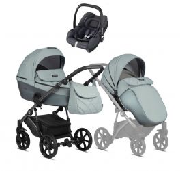 Kočárek Tutis Viva4 Luxury Turquoise + autosedačka Maxi-Cosi CabriFix i-Size