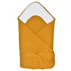 NatiMi R-01 Zavinovačka z pleteniny - MUSTARDYELLOW