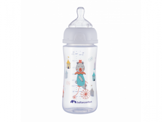 Bebeconfort Kojenecká láhev Emotion 270ml 0-12m White