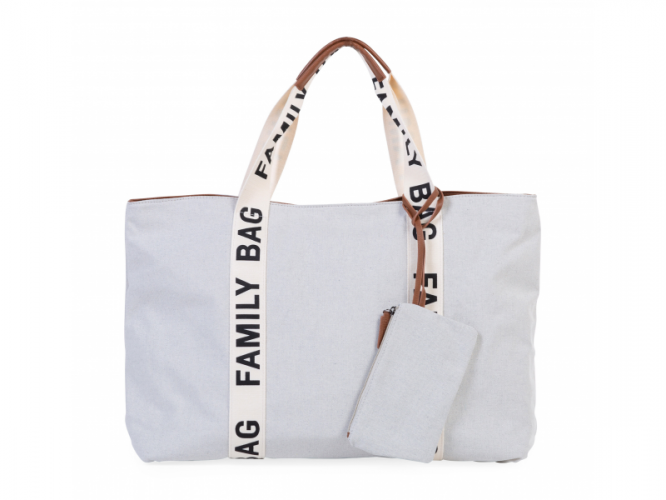 Childhome Cestovní taška Family Bag Canvas Off White