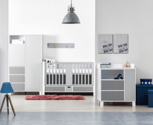Faktum Dětský pokoj Holly grey se skříní Vzor: Grey
