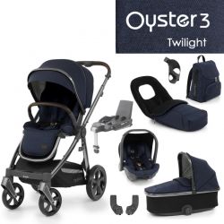 Kočárek BabyStyle Oyster3 nejlepší set 8 v 1 Twilight 2023