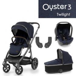 Kočárek BabyStyle Oyster3 základní set 4 v 1 Twilight 2023