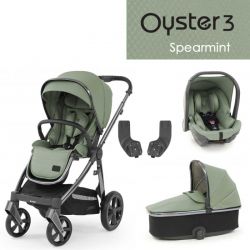 Kočárek BabyStyle Oyster3 základní set 4 v 1 Spearmint 2023