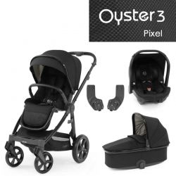 Kočárek BabyStyle Oyster3 základní set 4 v 1 Pixel 2023