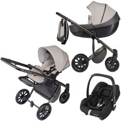 Kočárek Anex M/type Shell 2023 + autosedačka Maxi-Cosi CabrioFix i-Size