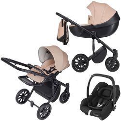 Kočárek Anex M/type Coral 2023 + autosedačka Maxi-Cosi CabrioFix i-Size
