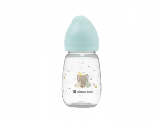 KikkaBoo Kojenecká láhev 260ml 3m+ Savanna Mint