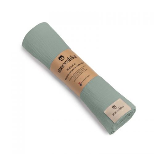 Maceshka Mušelínová plena Nature jednobarevná Khaki