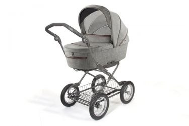 Kočárek hluboký Inglesina Aptica  2023 Mineral Grey na podvozku Ergobike