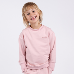 Moniel Dětská rostoucí mikina Basic Powder Pink 110/116 5-6 let